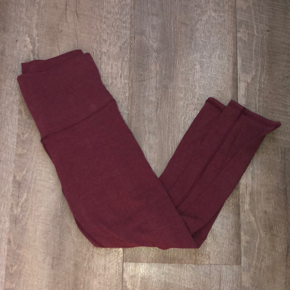 Lululemon maroon leggings